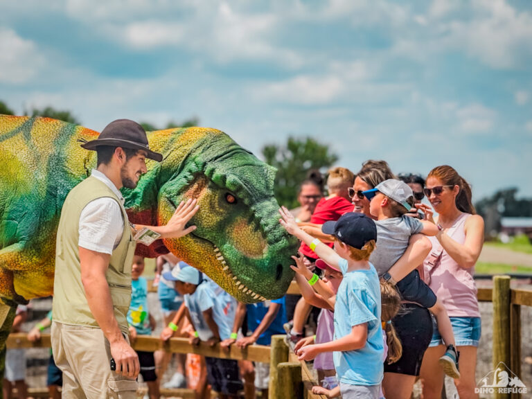 Green Trex in the crowd